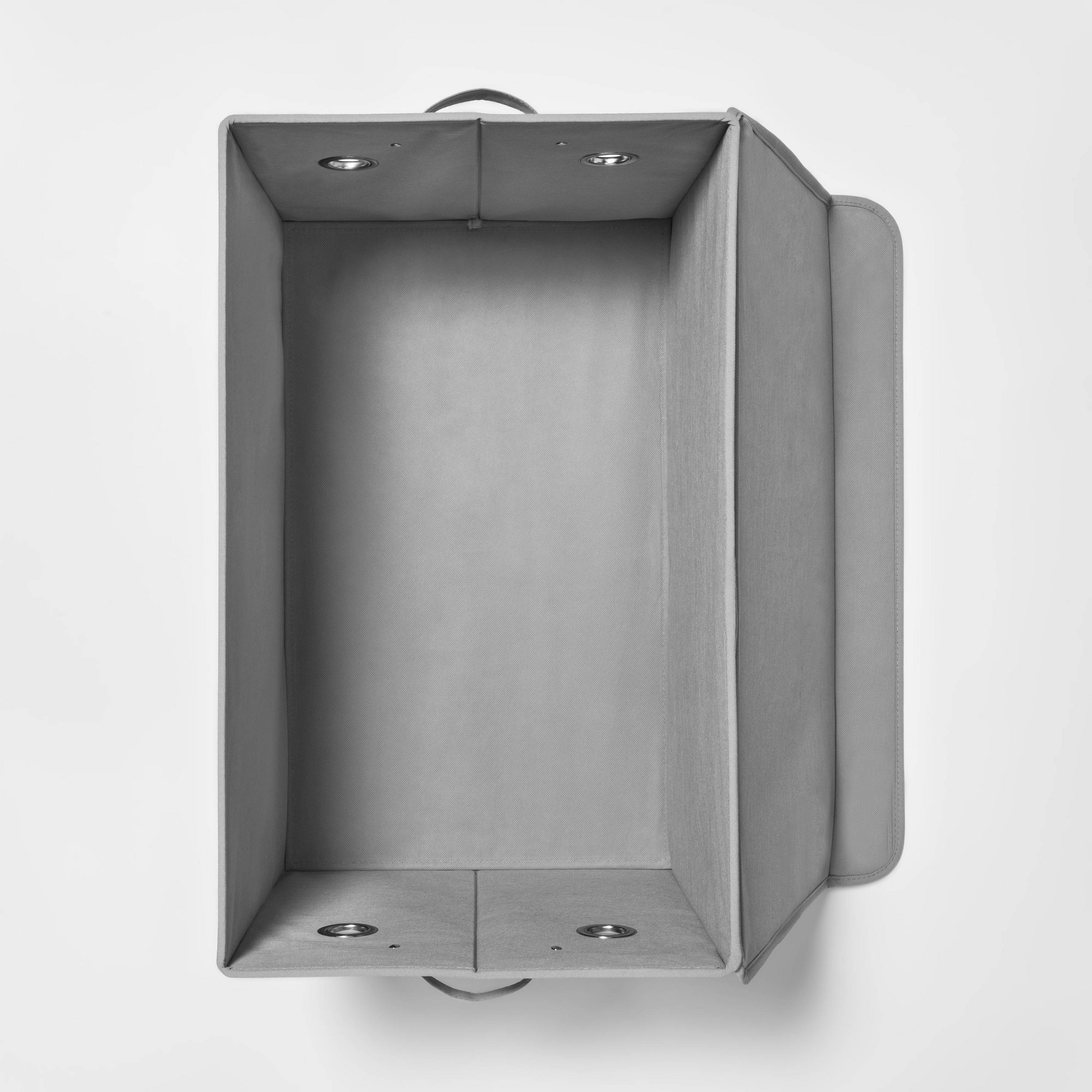 Three Pillowfort Striped Folding Storage Bins EBTH